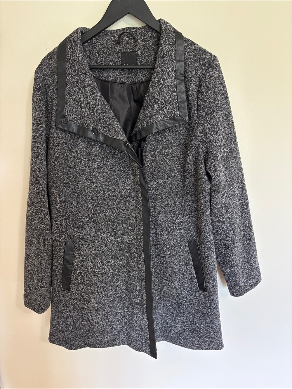 Plus size Mid-Length Zipper Coat (fall or mild winter)